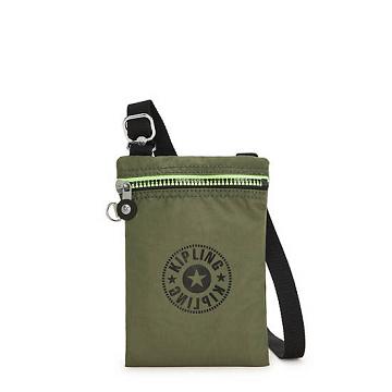 Kipling Afia Lite Mini Crossbody Bags Strong Moss | AU 1041VR